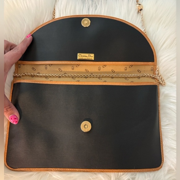 Dior Black and Tan Shoulder Bag - Picture 3 of 7